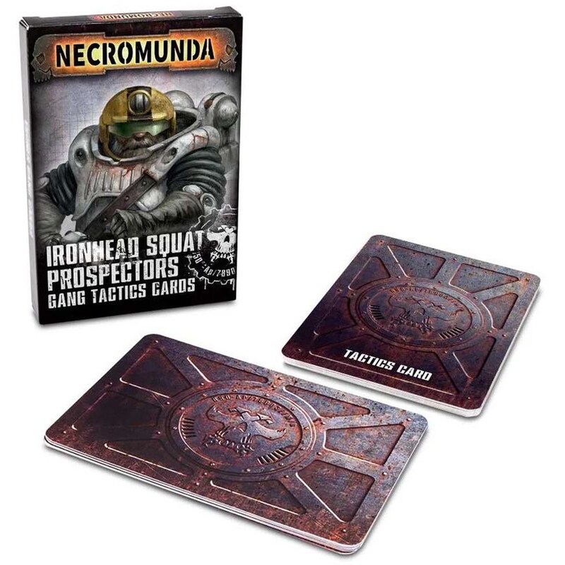 Ironhead Squad Prospector Tactics Cards Necromunda GAMES WORKSHOP