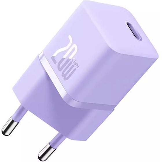 Φορτιστής Πρίζας Baseus 20W - Purple (EU) image 0