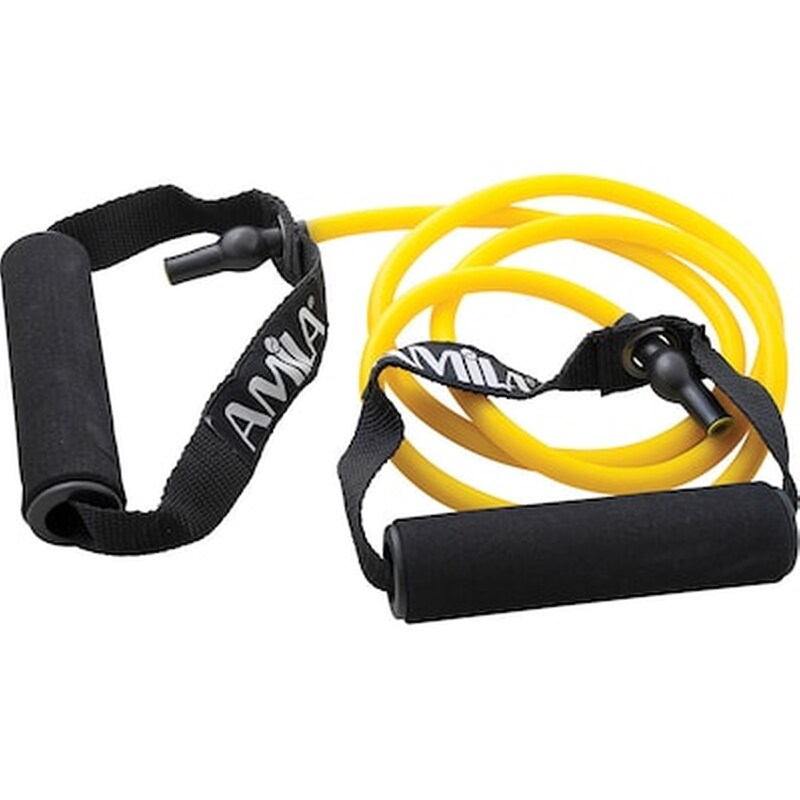 Λάστιχο Γυμναστικής Amila Gum Tube 48125 Πολύ Μαλακό - Κίτρινο