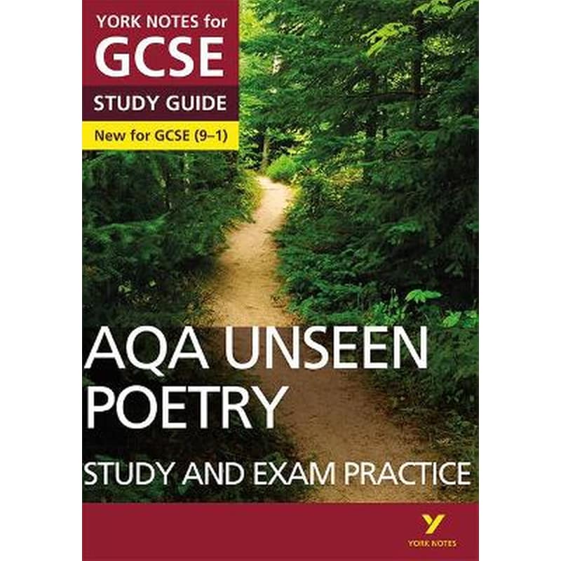 AQA English Literature Unseen Poetry Study and Exam Practice: York Notes for GCSE everything you need to catch up, study and prepare for and 2023 and 2024 exams and assessments