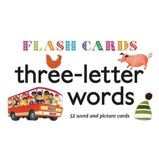 Three-Letter Words - Flash Cards image 0