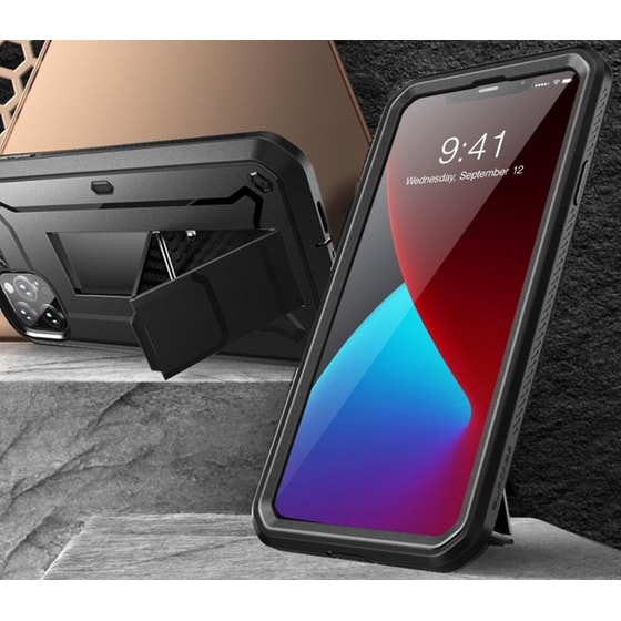 Θήκη Apple iPhone 12/iPhone 12 Pro - Supcase Unicorn Beetle Pro - Black image 1