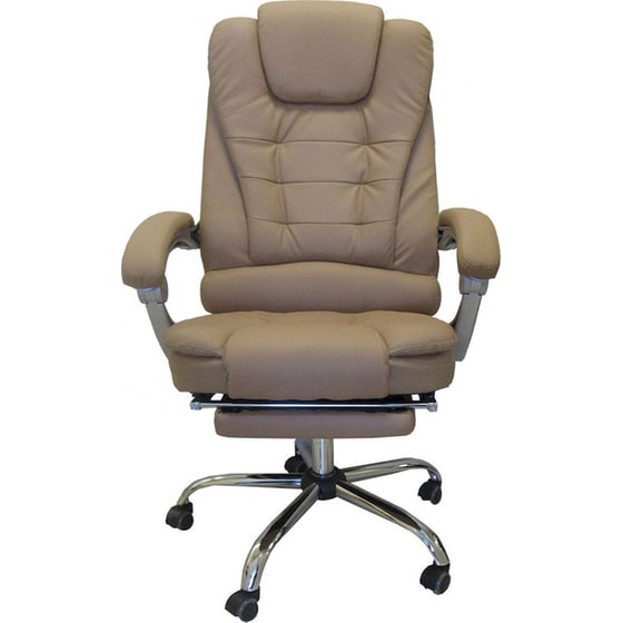 Καρέκλα Γραφείου ArteLibre Ανδρονίκη από Δερματίνη - Καφέ image 0