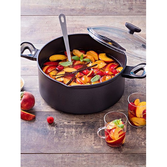 Κατσαρόλα Βαθιά PYREX Origin+ από Αλουμίνιο 28 cm Μαύρο image 3