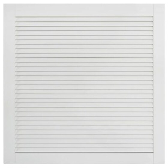 Vidaxl Πορτάκια Με Περσίδες 2 Τεμ Λευκά 39,5x39,4 Εκ Μασίφ Ξύλο Πεύκου image 4
