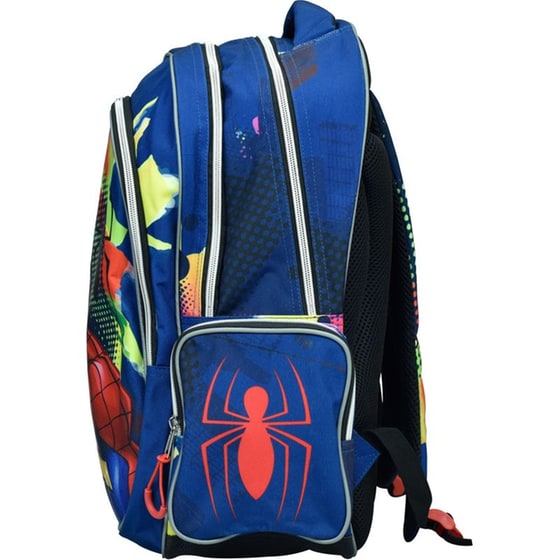 Τσάντα Πλάτης Δημοτικού Gim Spiderman Silver Eyes image 3