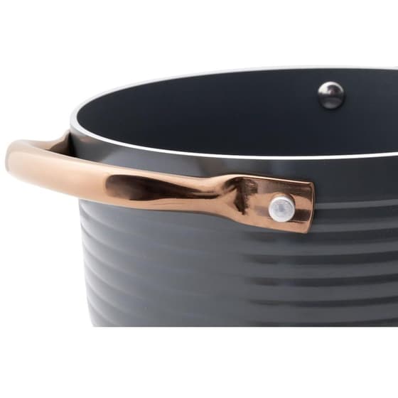 Κατσαρόλα LAMART LT1241 24 cm Γκρι image 3
