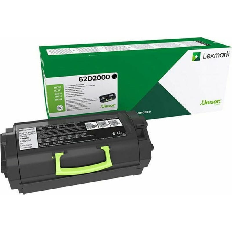 Toner Lexmark 62D2000 - Black