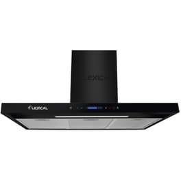 LEXICAL LRH-9560-2 90 cm Μαύρο Καμινάδα - Τζάκι Απορροφητήρας