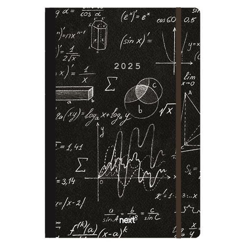 NEXT Ημερολόγιο Ημερήσιο Next 2025 12M Mathematics 12x17 cm