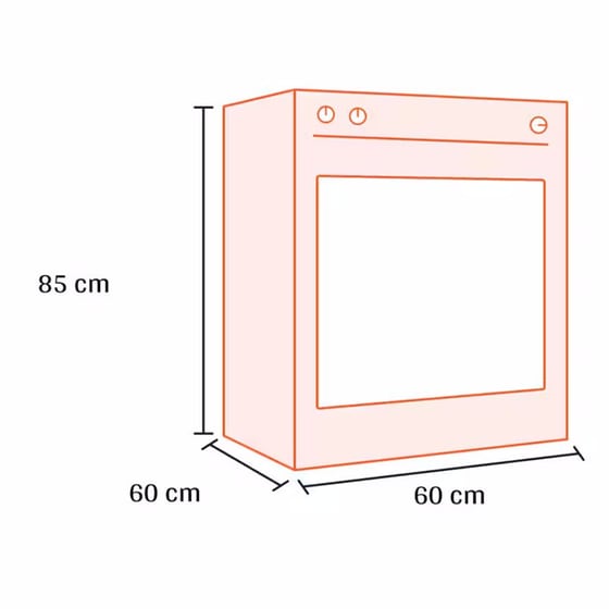 GORENJE GEC6A41SC 71 Lt Inox Ηλεκτρική Κουζίνα image 2