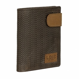 Πορτοφόλι Ανδρικό Δερμάτινο Lois Καφέ