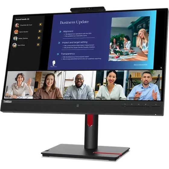 Lenovo ThinkVision T24v-30 Monitor 23.8'' FHD IPS Flat 75Hz 4ms image 1