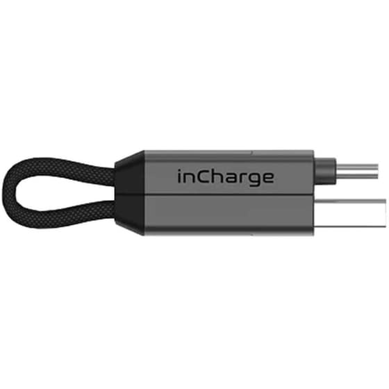 Καλώδιο Φόρτισης Rolling Square inCharge 6 Keyring 6-in-1 - Mercury Grey image 3