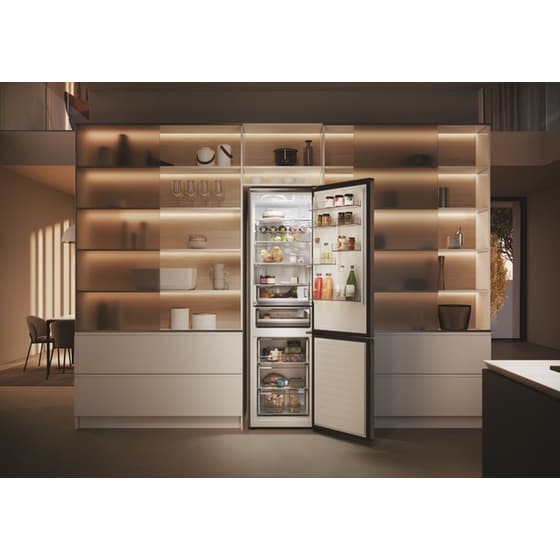 HAIER HDPW5620DNPD Total No Frost 409 Lt Μαύρο Ψυγειοκαταψύκτης image 8