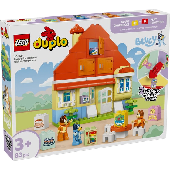 LEGO® DUPLO® Bluey: Bluey's Family House with Memory Game (10459) image 0