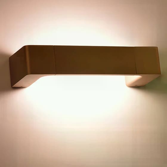 Απλίκα Τοίχου Led Aca από Αλουμίνιο 30x10.5x6.35 cm - Χρυσή image 1