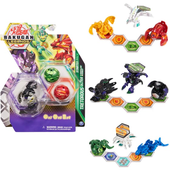 Φιγούρες Spin Master Bakugan Legends Starter Pack (3 Σχέδια) image 1