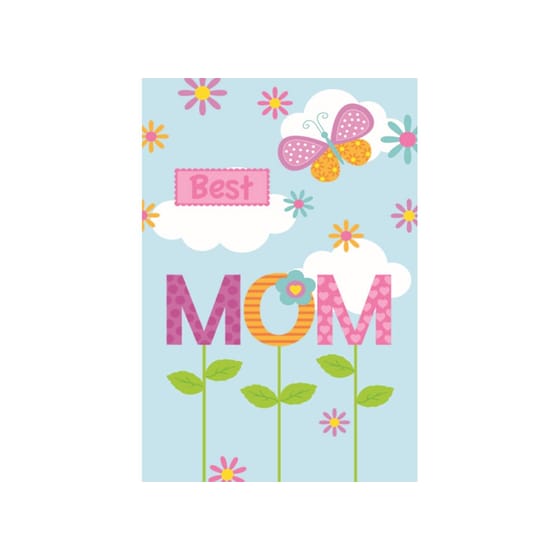 Ευχετήρια Κάρτα 12 Εποχές Best Mom Glitter image 0