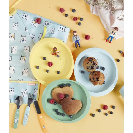Babymoov Σετ Βρεφικά Πιατάκια Σιλικόνης Αντιολισθητικά 3 Τμχ - Πολύχρωμα image 2