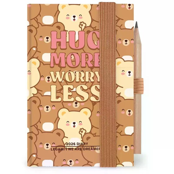Ημερολόγιο 2-Day Legami 2026 12M Mini Teddy Bear image 0