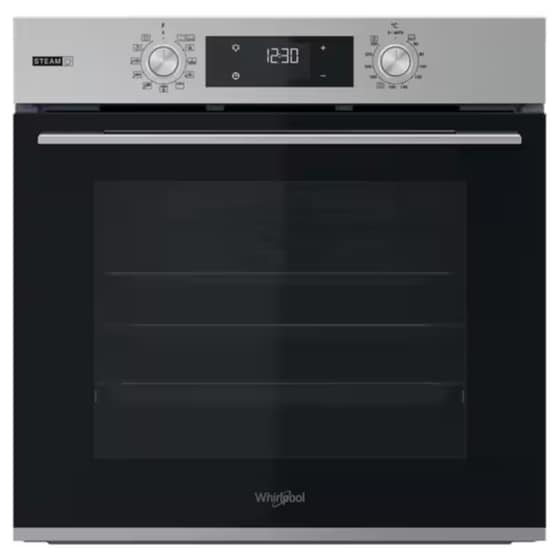 WHIRLPOOL OMSK58HU1SX & WLB5860AL 71 Lt Inox Εντοιχιζόμενος Σετ Φούρνος και Εστία image 1