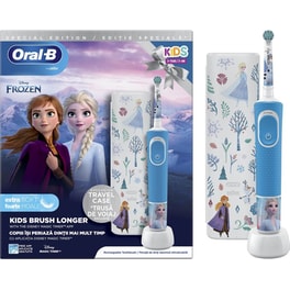 Ηλεκτρική Οδοντόβουρτσα Oral-B  Pro Kids Frozen για Παιδιά 3+ Μπλέ