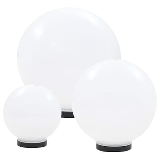 Vidaxl Φωτιστικά Μπάλα Led 6 Τεμ Σφαιρικά 20/30/40 Εκ. Ακρυλικά (pmma) image 3