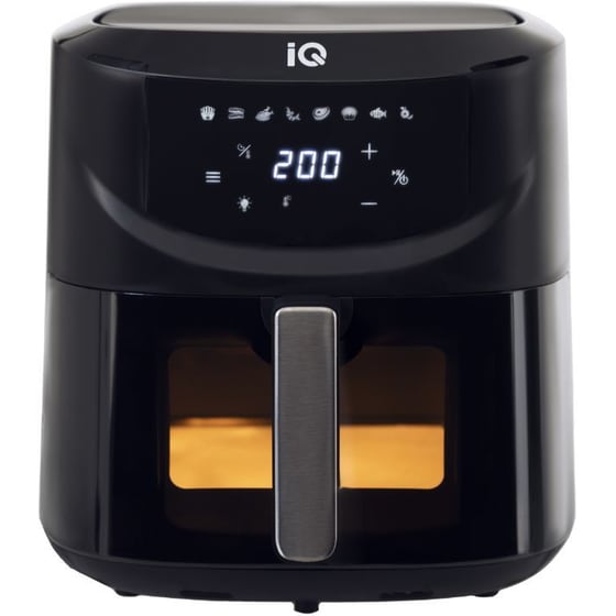 IQ AF-004 με Αποσπώμενο Κάδο 2000 W 8 L Μαύρο Φριτέζα Αέρος image 2