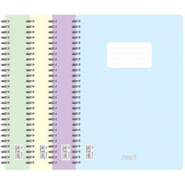 Τετράδιο Σπιράλ NEXT Α4 2 Θεμάτων Pastel (1 Τεμάχιο)