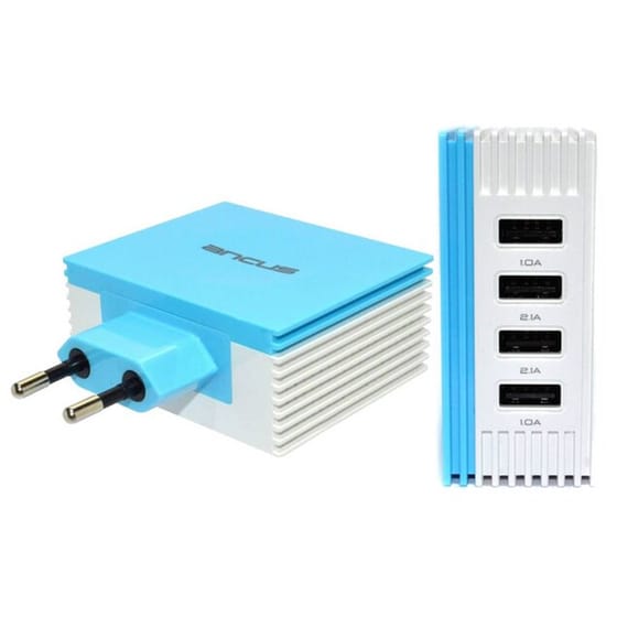 Φορτιστής Πρίζας Ancus Multi Charger 4x Usb 4.2A - Blue image 0