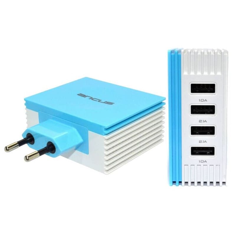 ANCUS Φορτιστής Πρίζας Ancus Multi Charger 4x Usb 4.2A - Blue