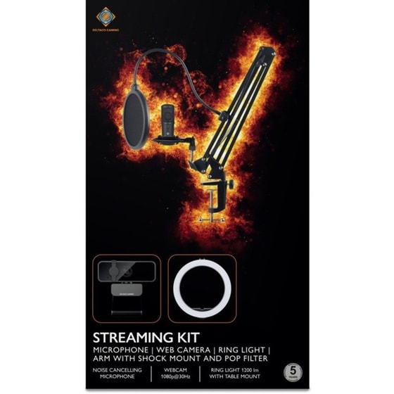 Deltaco Streaming Kit GAM-170 - Μαύρο image 3