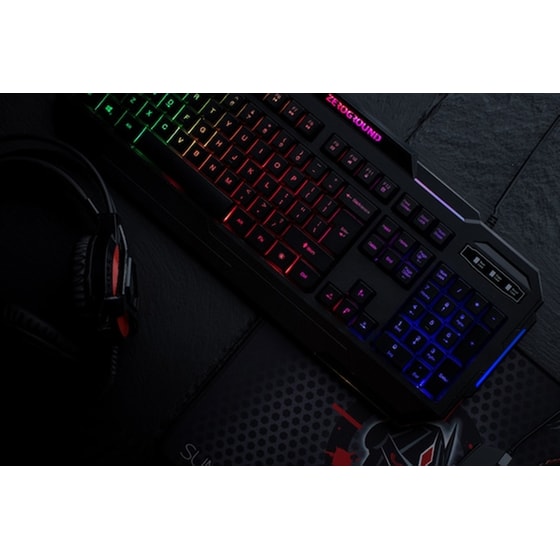Zeroground KB-1900GUHMS Sumiko Bundle Σετ Gaming Πληκτρολόγιο με Φωτιζόμενα πλήκτρα & Ποντίκι (US) image 2