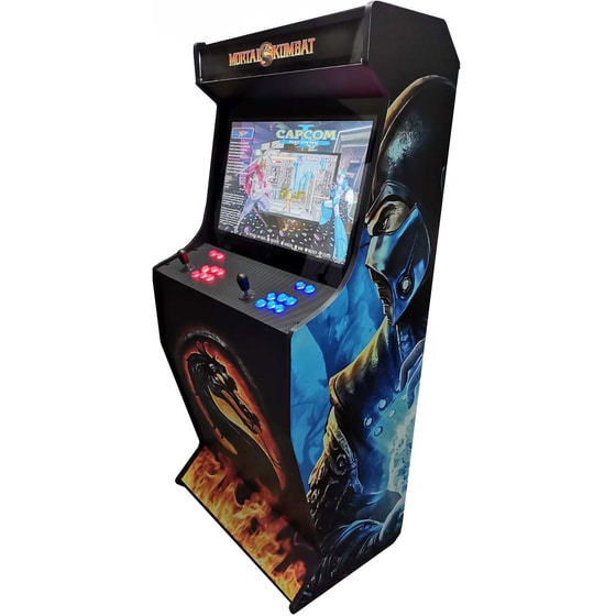 Ρετρό Κονσόλα Up-Right Arcade ΧL 32" Mortal Kombat Cover με φωτιζόμενα κουμπιά image 1