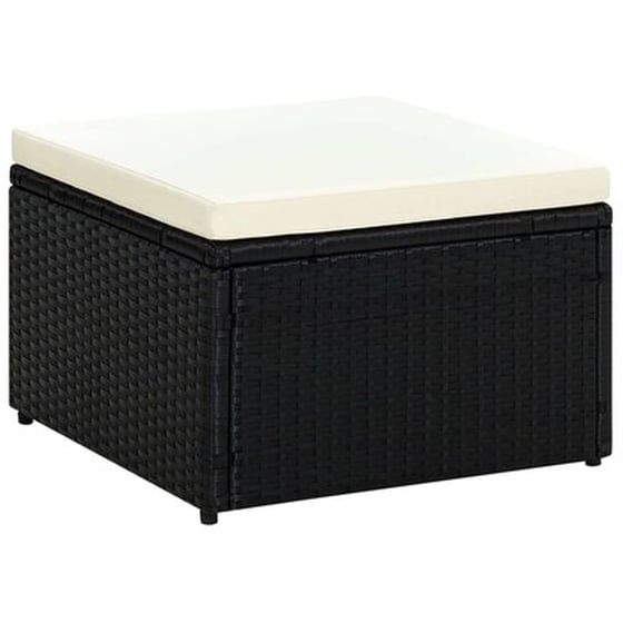 Υποπόδιο Κήπου VidaXL  Συνθετικό 53x53x30 cm - Κρεμ image 4