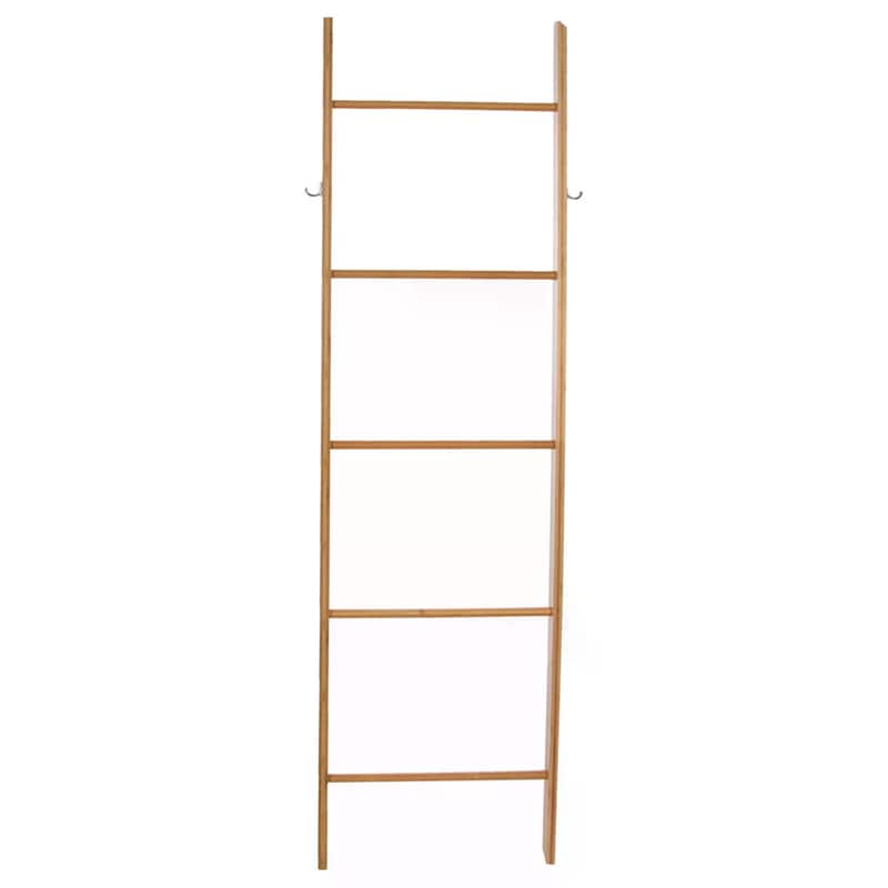 SPITISHOP Κρεμάστρα Σκάλα Spitishop από Bamboo F-v 140807 44x4x170 cm - Καφέ