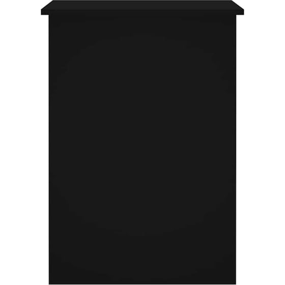Γραφείο VidaXL από Επεξεργασμένο Ξύλο 100x55x75 cm - Μαύρο image 3