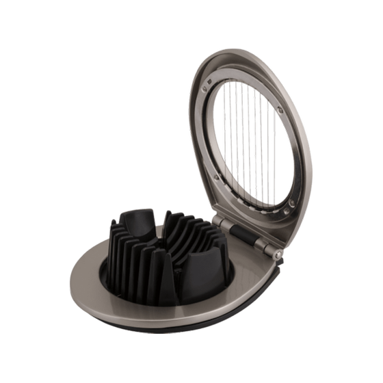 Κόπτης Αυγού Πλαστικός Lamart LT2094 11.5x9.5x4.5 cm - Μαύρο image 0