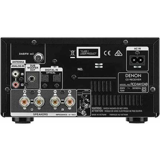 Denon RCD-M41DAB - Μαύρο image 2