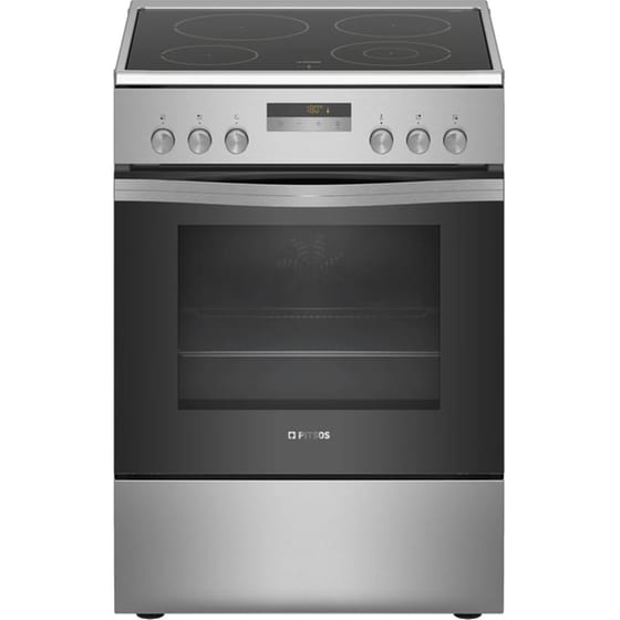 PITSOS PHST49250 63 Lt Inox Ηλεκτρική Κουζίνα Κεραμική image 0