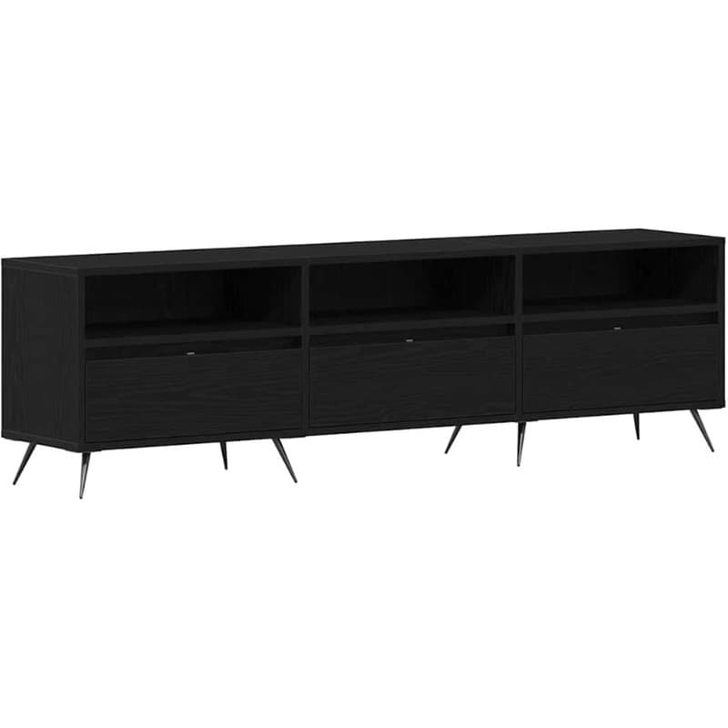 Έπιπλο Τηλεόρασης VidaXL 150 x 30 x 44,5 cm - Μαύρη Δρυς