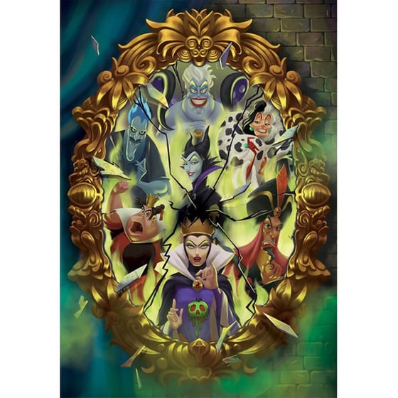 Παζλ Clementoni High Quality Collection Disney Villains (1000 Κομμάτια) image 1