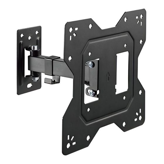 Βάση Τηλεόρασης Επιτοίχια Powertech PT-1128 με Βραχίονα 23" - 43" έως 30 kg image 0