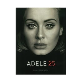 Βιβλίο Για Πιάνο, Κιθάρα, Φωνή Wise Publications Adele: 25