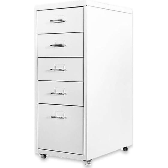 Συρταριέρα Γραφείου Nextdeco Μεταλλική 41x28x69 cm - Λευκή image 0