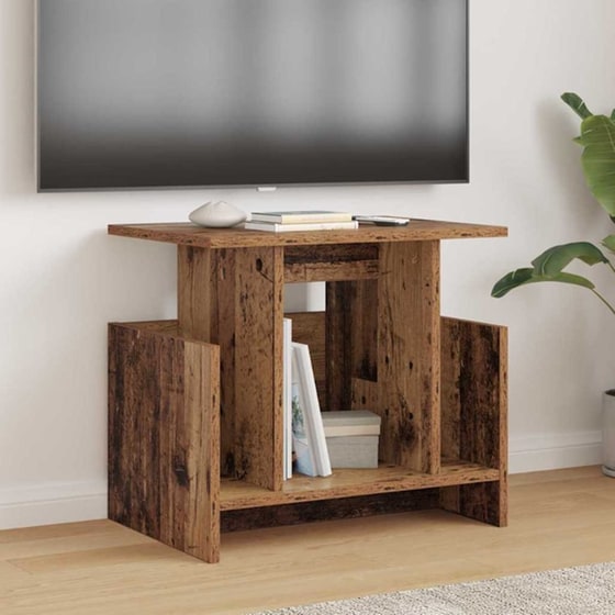 Έπιπλο Τηλεόρασης VidaXL 2 τμχ 50 x 35 x 45 cm - Παλαιωμένο Ξύλο image 2