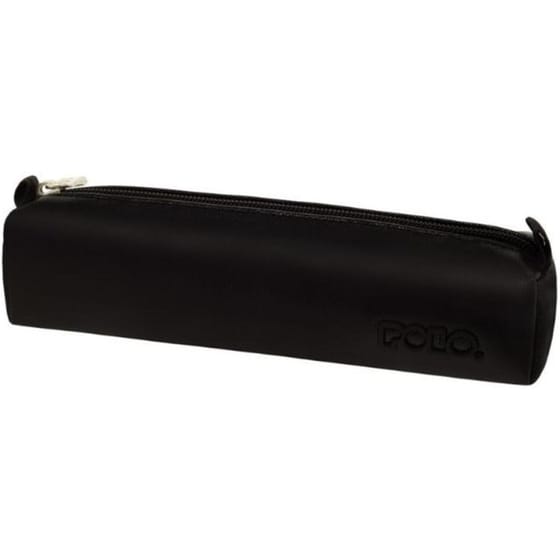 Κασετίνα Βαρελάκι Polo Roll Cord Μονή Μαύρο image 0