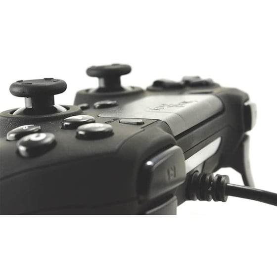 Steelplay Metaltech PS4 Ενσύρματο Χειριστήριο - Ebony Black image 1