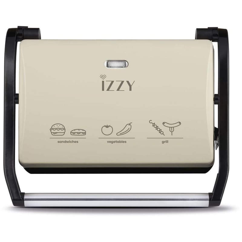 IZZY IZZY PANINI 123 800W Μπεζ Τοστιέρα - Γκριλιέρα